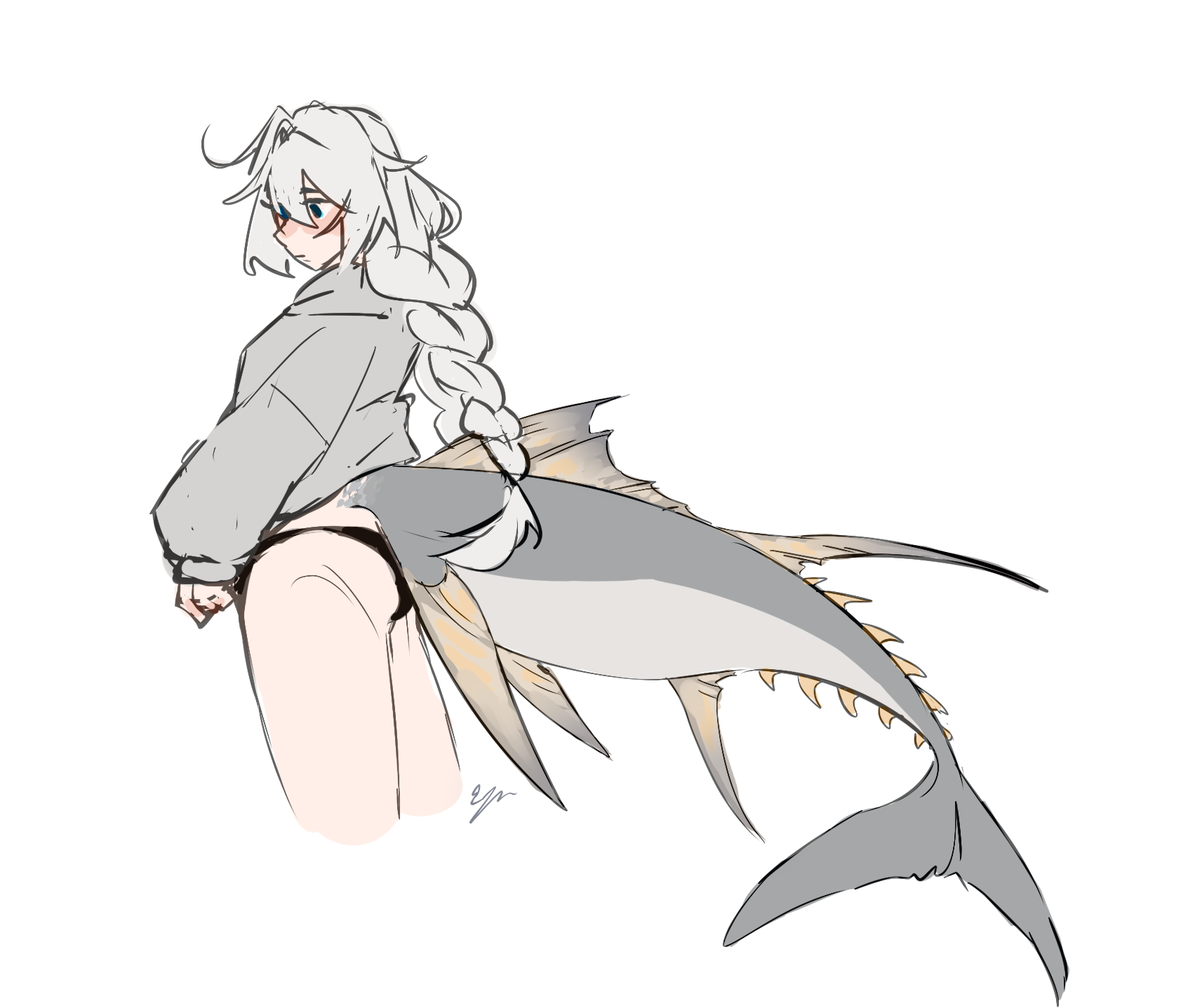 cloud-ya:cloud-ya:there isn&rsquo;t much to draw about fat fish tailoh people