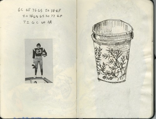 4allgoodthings:two old and two new sketchbook pages