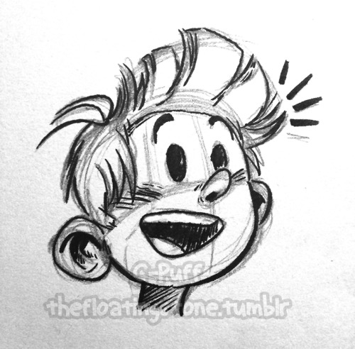 I drew Spirou because you knew it was gonna happen eventually. He’s so fucking adorable I can’t even