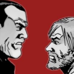 twd-comic-icons:  Negan and Rick Icons Requested