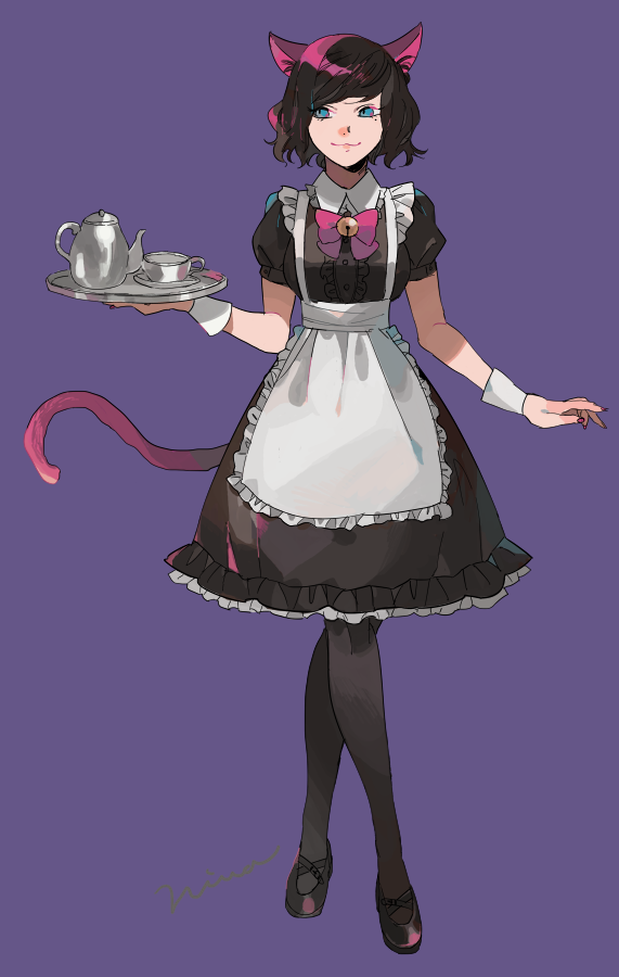 nnnnnkr:猫の日だったので……猫耳メイドとかいう……最高なやつ……
