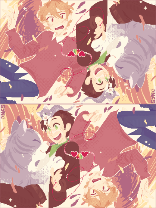 Ehehe... And They Were Soulmates...... >:)