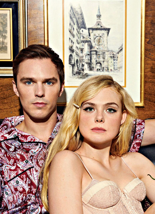 kellyaldrich: NICHOLAS HOULT and ELLE FANNING for Entertainment Weekly (December 2021)
