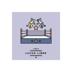 pictogramatown:  DAY 23 / LUCHA LIBRE