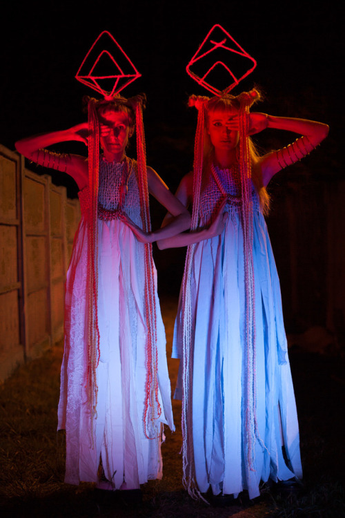 &lsquo;Children of Noctua&rsquo; -Costumes I designed for Distrikt 5, Noctua characters at Boomtown 