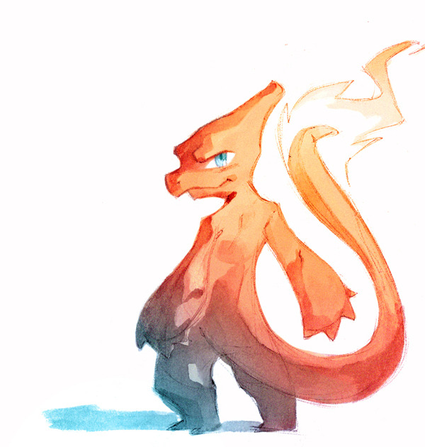 otlgaming:  POKEMON IN WATERCOLORS Nicholas Kole has begun a quest to create all