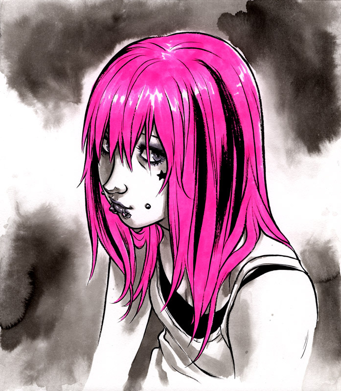 mooncalfe:  Karmen Ortiz from missgreeney&rsquo;s comic Lost Pieces