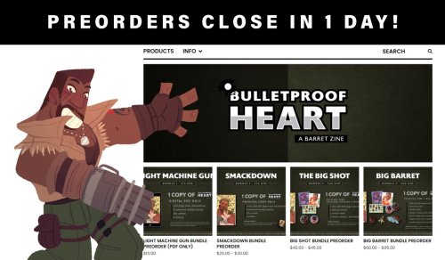 LAST CHANCE: 1 day remains! There is still time to grab your copy of Bulletproof Heart: a Barret Zin