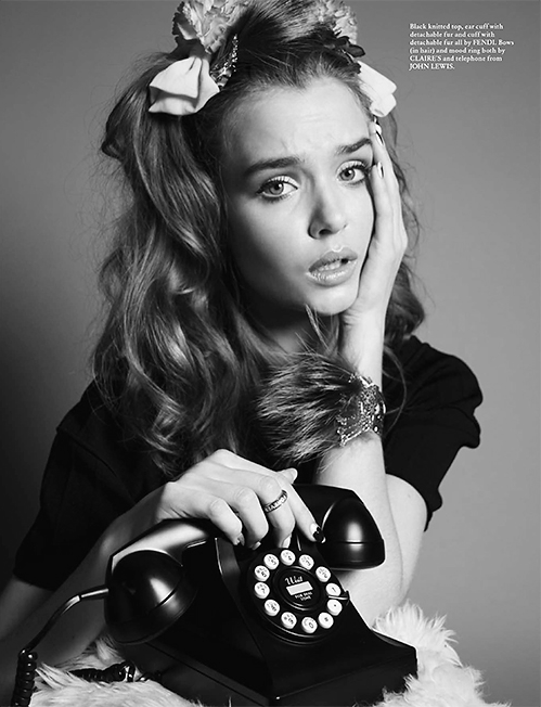 amy-ambrosio:  Fendi special featuring Josephine Skriver at Wonderland Magazine Ferbruary 2014 by Jessie Craig. 