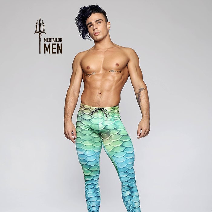 The Mertailor Eric Jonathan Ducharme on Tumblr: Happy Mermaid Monday! What  a better way to celebrate but to share with you some of our MERMAN leggings!  Enjoy a pair of our