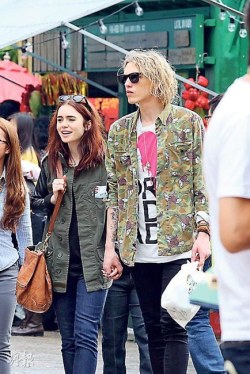 dropdeadclothing:  Jamie Campbell Bower spotted