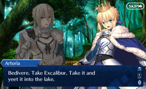 assassinokitasoji: Alas, Sir Bedivere did not yeet Excalibur back into the lake; and King Arthur rem