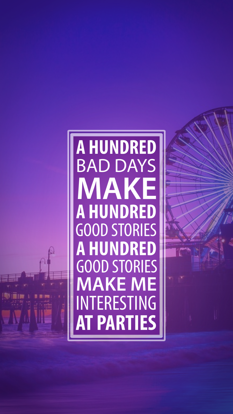 lyric lockscreens for AJR's 100 bad days, by - just another