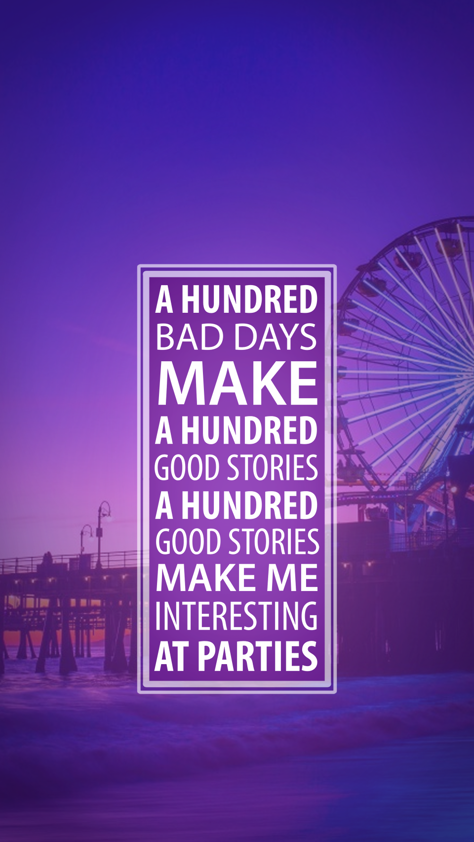 100 Bad Days Mobile Wallpaper : r/AJR