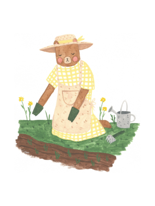 ash-elizabeth-art: The theme for May 2019 on my Patreon is gardening, so here is a gardening bear! T