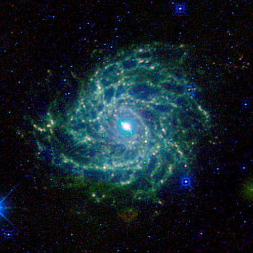 IC342, The Hidden Galaxy, in infared js