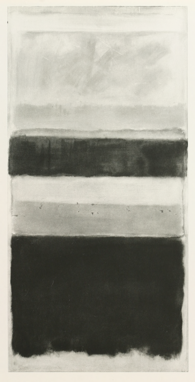 dailyrothko:  whorological:nobrashfestivity:dailyrothko​: Mark Rothko, Rothko in Black and White Black white photos from the Guggenheim retrospective No 10, 1950 Untitled (Black on Dark Maroon) 1964 Untitled (Brown, Green, Green-grey on Deep Brown)