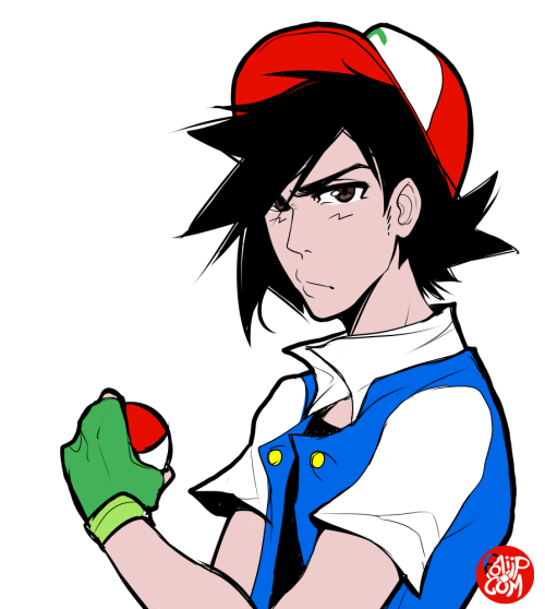 XXX poliip:  Ash Ketchum - sketch photo