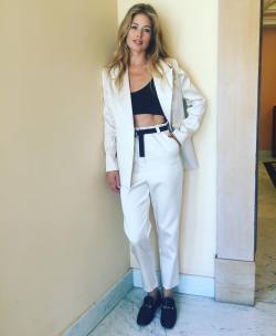 Loving Suits At The Moment! This One By @Ingorokvatamuna #Lorealcannes2016 By Doutzen