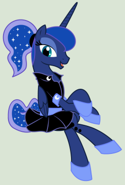 darkponyspirit:  Luna vectors by EvilFrenzy