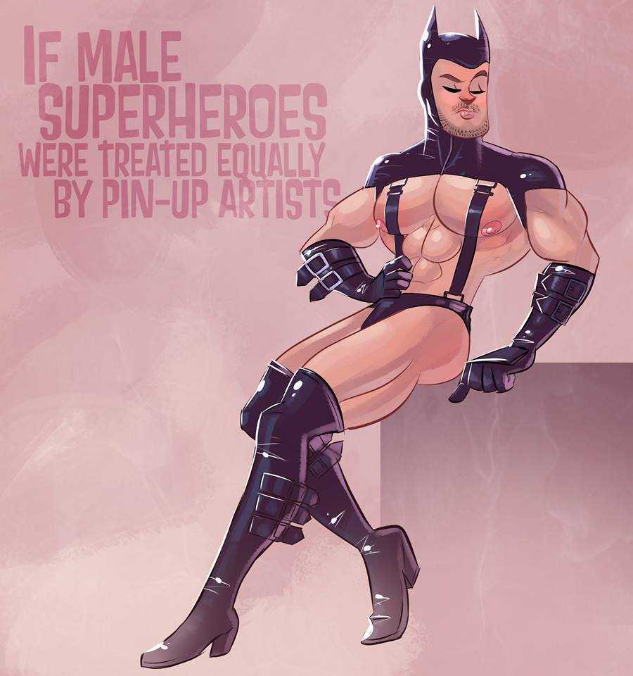 americanninjax:  deviantart:  Holy gams, Batman! I may live to regret drawing this