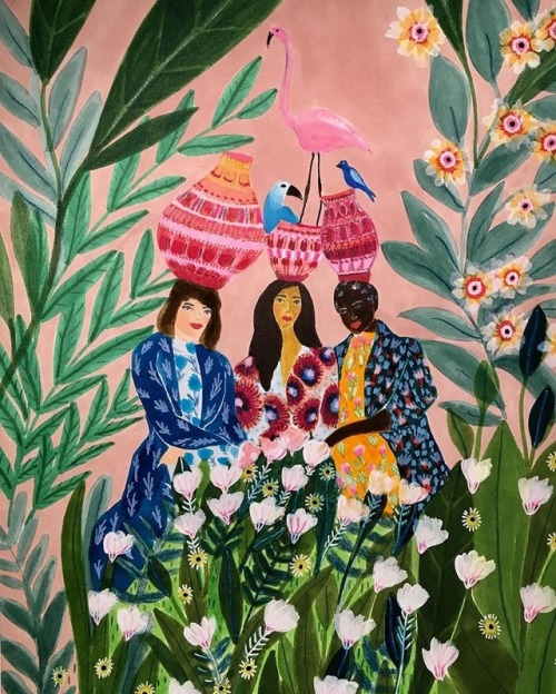 Roeqiya Fris’ paintings carry a magical, wanna-be-there kind...