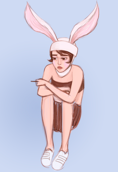 Sad bunnyI like it how my characters are quite often smoking, while I myself haven’t even touched a 