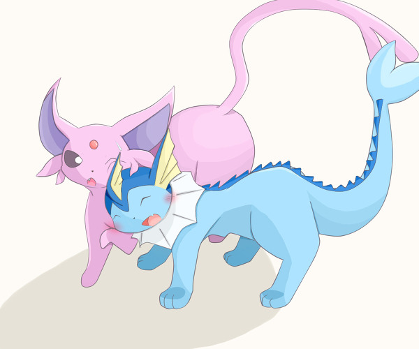 Some Kind of Neverending Romantic — Sleekshipping - Espeon/Vaporeon