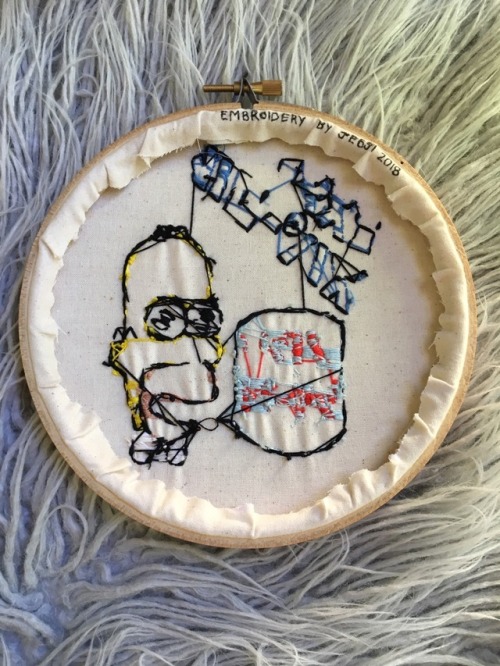 Mr Sparkle Hoop by @embroiderybyjessi (on Instagram/FB) Head to etsy.com/au/shop/embroiderybyjessi t