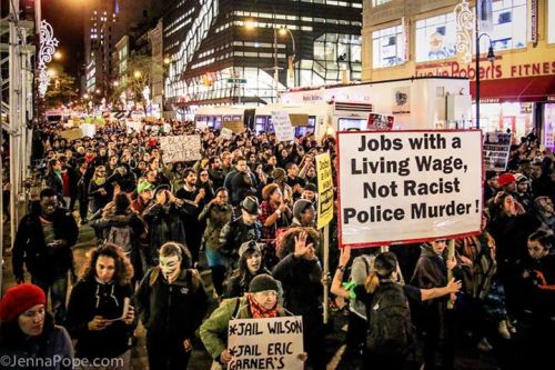 thepeoplesrecord: NYC sends love to Ferguson on 11/25 Photos by Jenna Pope