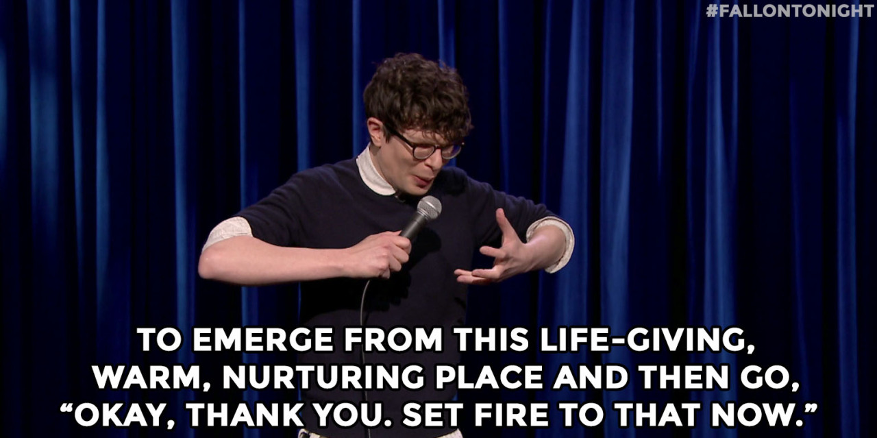 fallontonight:  Simon Amstell performs stand-up for the Tonight Show audience. 