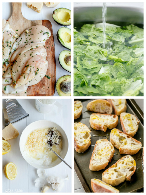foodffs:  SKINNY CHICKEN AND AVOCADO CAESAR SALADReally nice recipes. Every hour.Show me what you cooked!