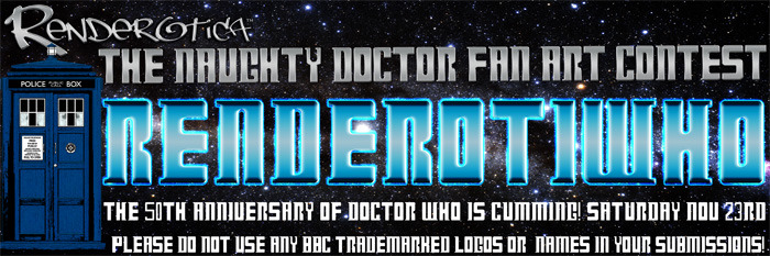 Renderotica Doctor Who Mini Fan Art Contest&hellip;..Please visit the Official