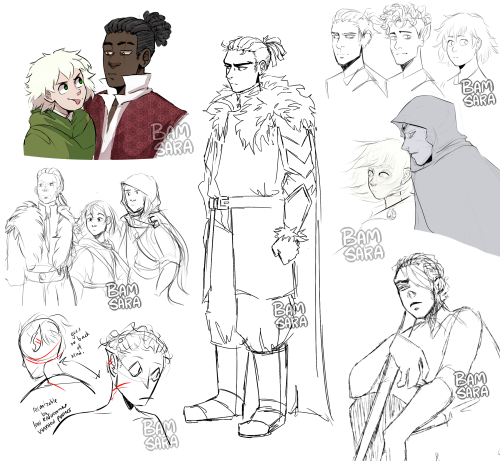 OC And Webtoon - Planning Doodle Dump Of Stuff You Can Safely Ignore.Fixing Up The Older Designs Of Some