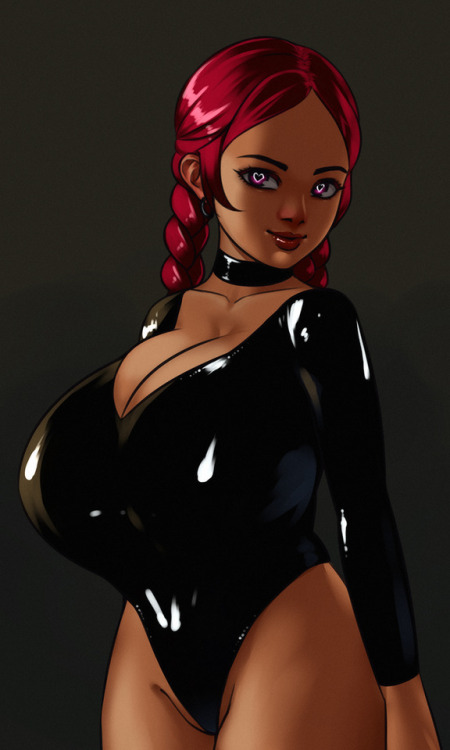 degeneratepai:Hey, thanks to my 5,000+ followers! I didn’t have anything special planned, so here’s Nerdslut in some latex.