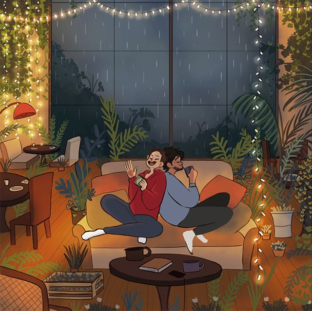 Cosy coffee shop commission