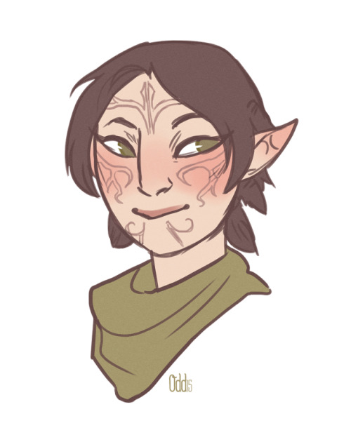oddthesungod:a smol elf wife