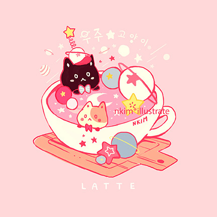 nkim-doodles: Some of the cat doodles included in my new cat cafe art book! :D Cakes and lattes!  https://nkimillustrate.bigcartel.com/product/suit-tie-cat-cafe-art-book-vol-2 