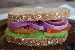 im-horngry:  Vegan Avocado Sandwiches -