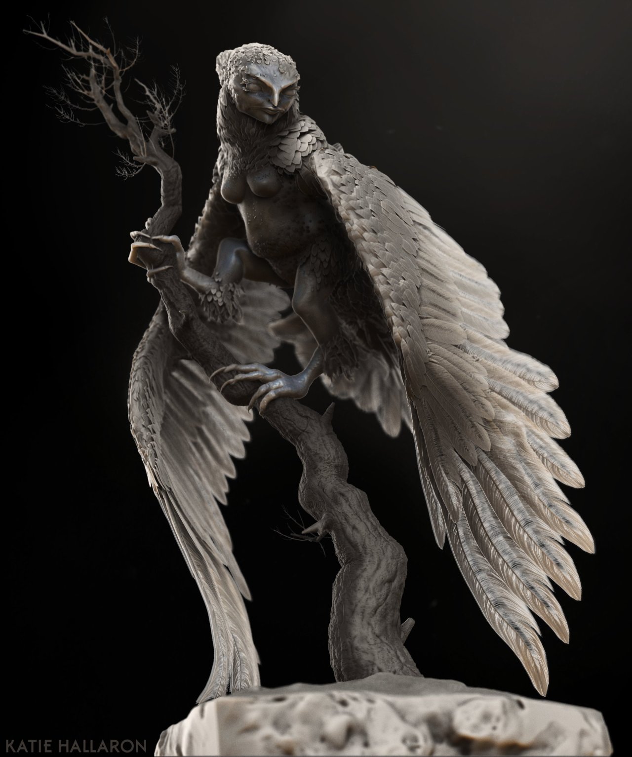 elpaisdealicia:  The Harpy  by Katie Hallaron 