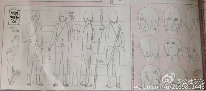 Masterpost sketches for Boruto the movie :