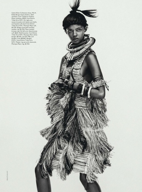 theiainteriordesign:  Vogue Australia April 2014 Model Marina Nery Photographer Sebastian Kim Stylist Katie Mossman