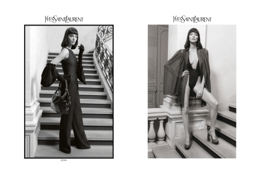 Yves Saint Laurent . Ad campaign FW1011Creative Director: Stefano PilatiPhotos: Inez van Lamsweerde 