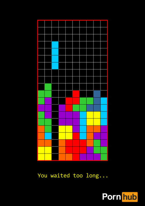 Everybody who ever played Tetris (and who didn’t!) remember that feeling of satisfaction when that long figure is finally in (wink wink).
Design can be adjusted for web, billboards and magazines.