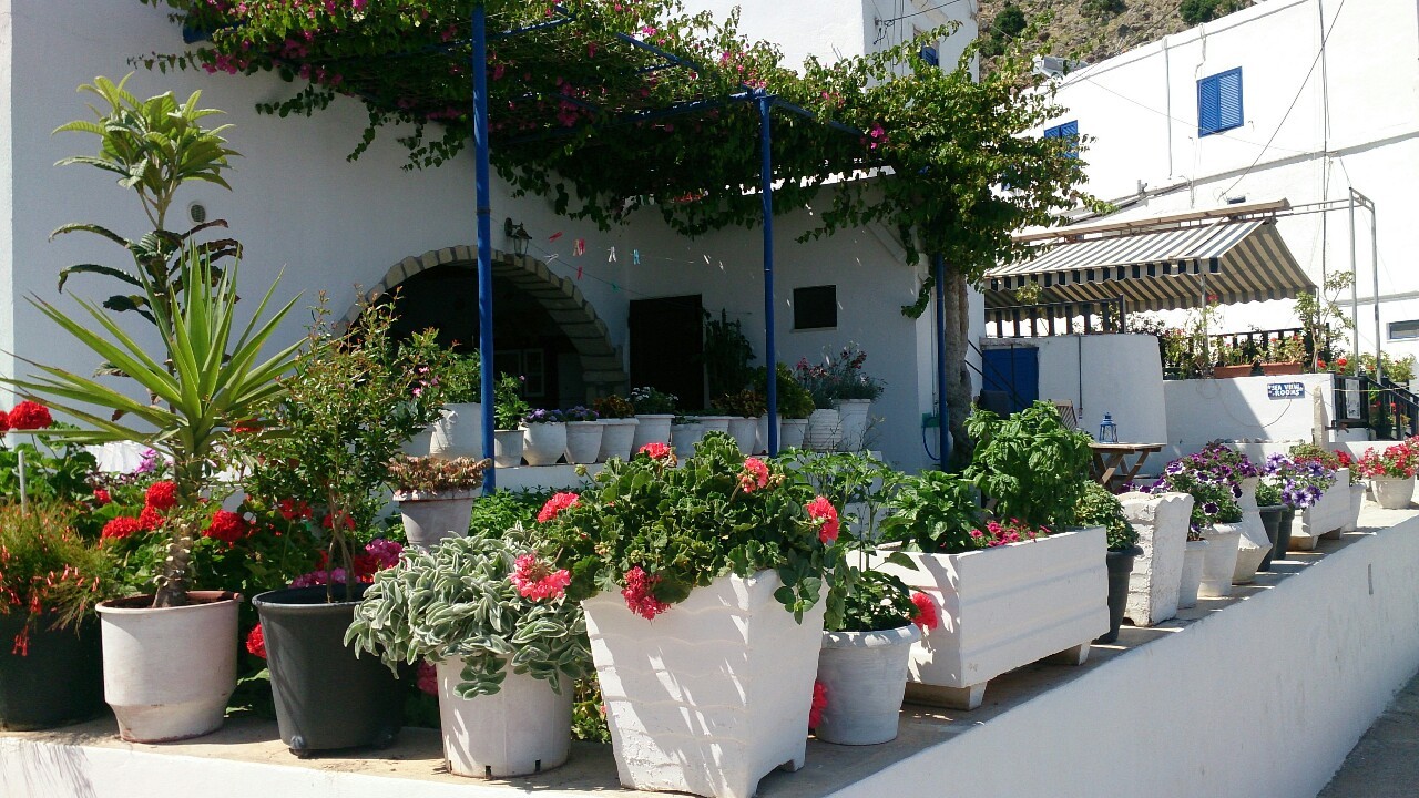 Loutro, Crete.  Only accessible by boat or foot via a slightly treacherous E4 coastal
