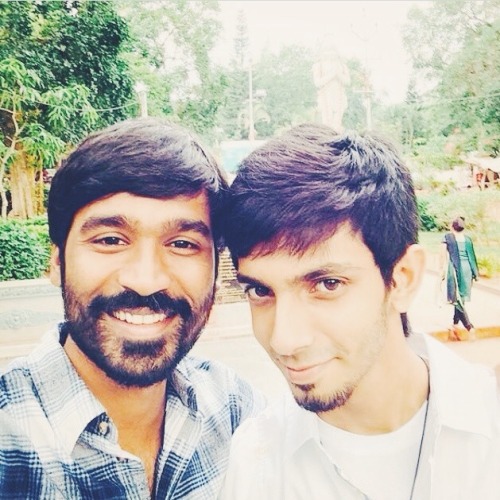 south-indian-spice:   Celebrities on Social Media - Dhanush and Anirudh