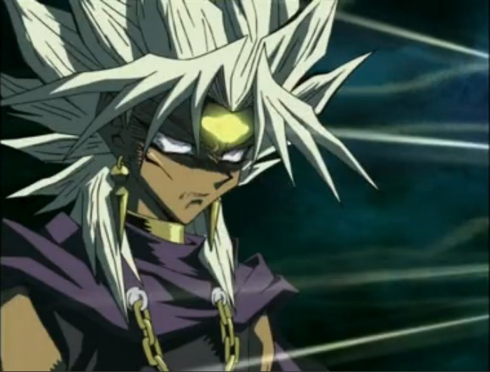 yugiohchildhood:  Marik’s face in the third one