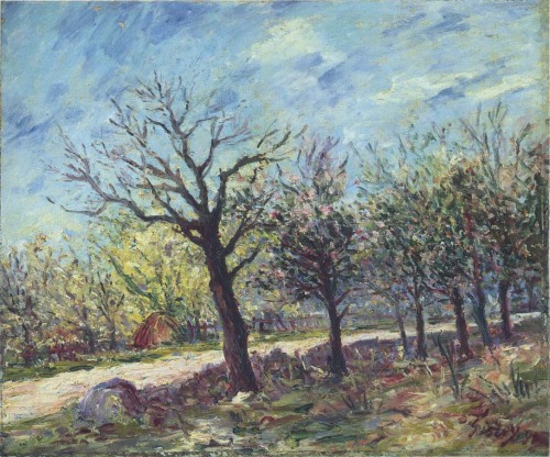 Sablons in Spring, 1890, Alfred SisleyMedium: oil,canvas