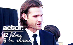 jaredandjensen:  Get to Know: Jared Padalecki (insp.) 