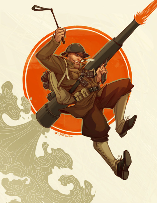 agenuineshit:1920 team fortress 2 characterspd: the author of this http://ramida-r.deviantart.com/an